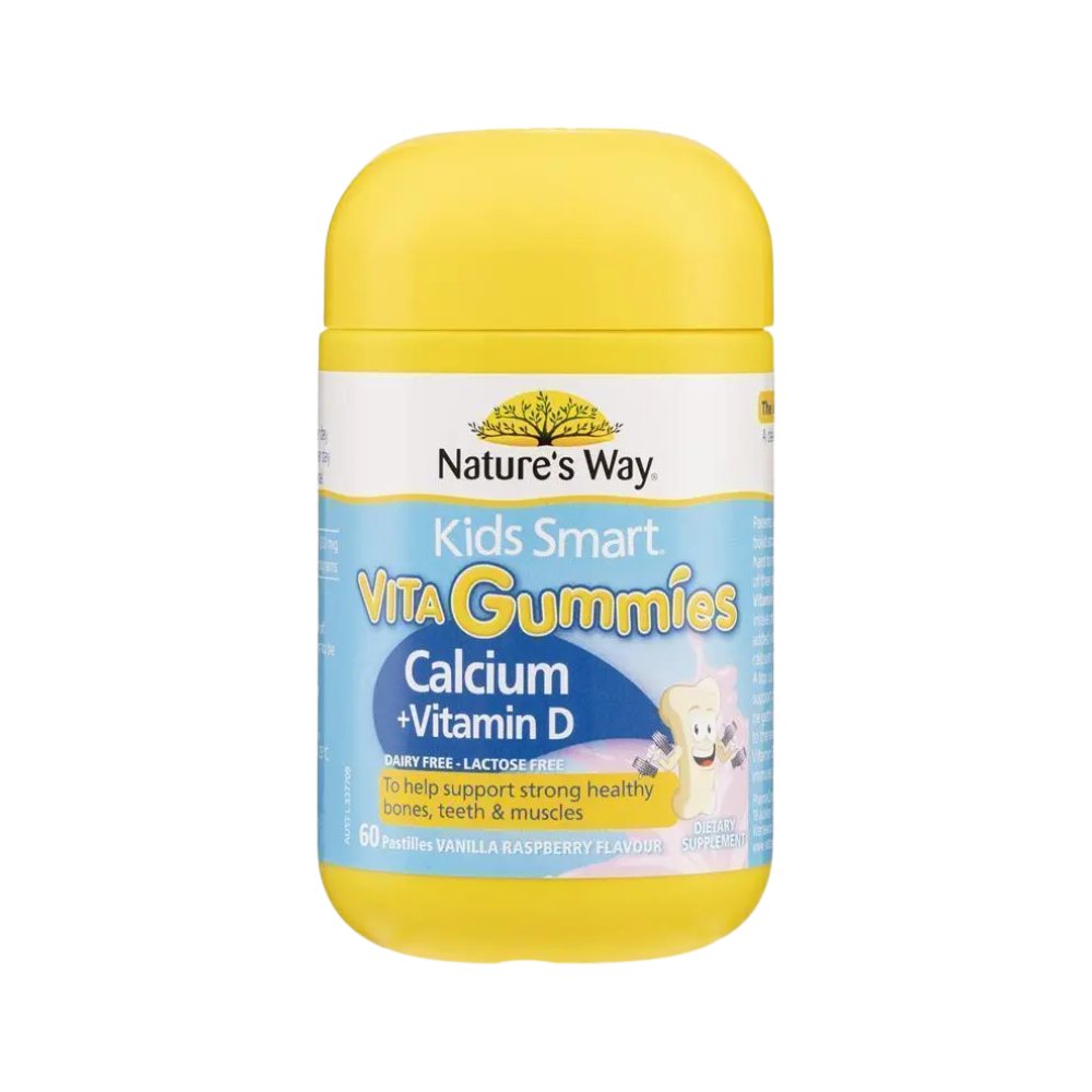 Nature's Way Kids Smart Vita Gummies – Calcium & Vitamin D, 60 Gummies